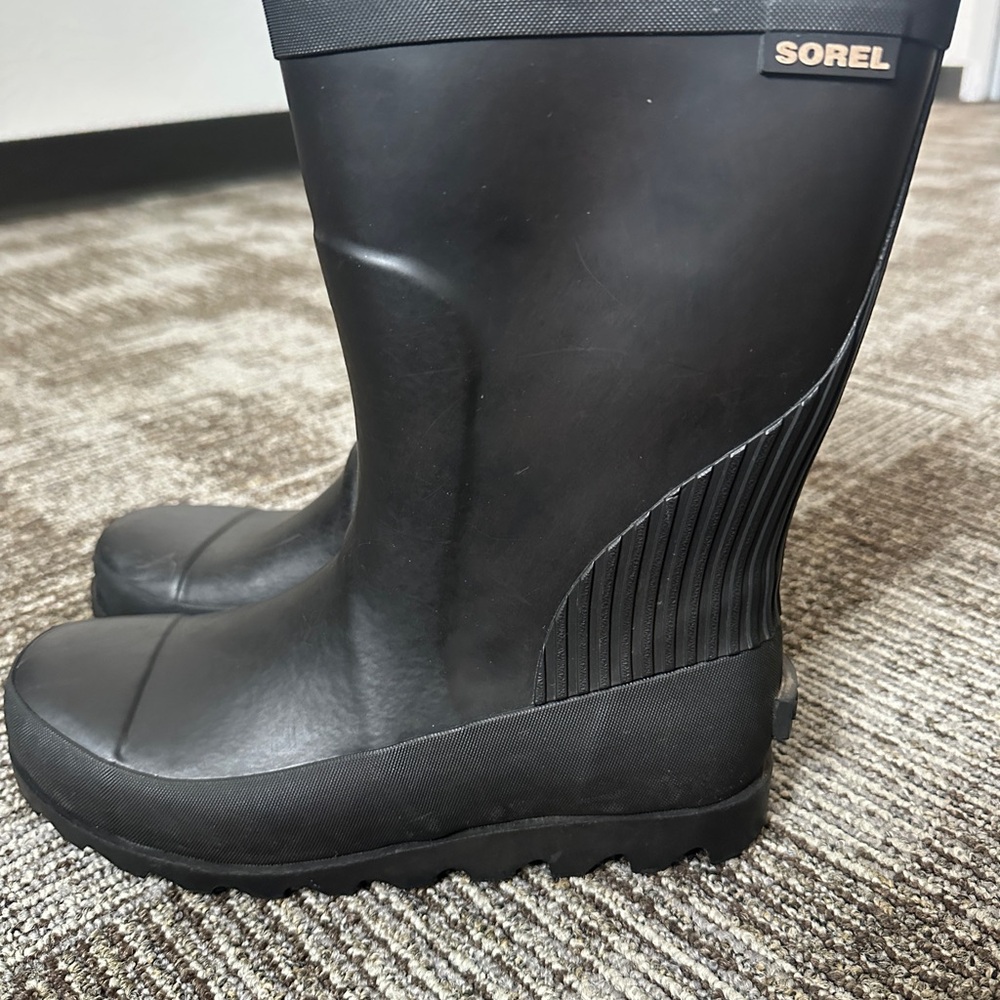 Sorel youth Rain Black size 4